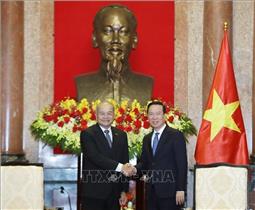 Chủ tịch nước Võ Văn Thưởng tiếp Phó thủ tướng Lào
